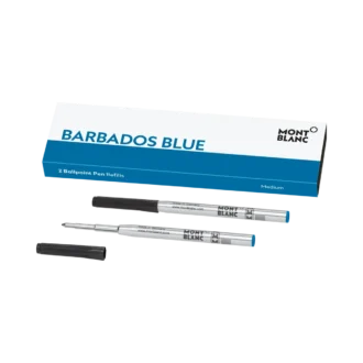 2 ανταλλακτικά στυλό, Barbados Blue – Μεσαία