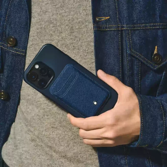 Πορτοφόλι καρτών Montblanc Sartorial 2cc για iPhone με MagSafe