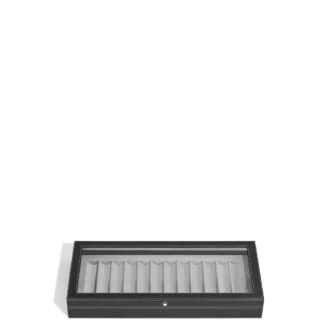 Συλλεκτική θήκη για 12 όργανα γραφής από λακαρισμένο ξύλο